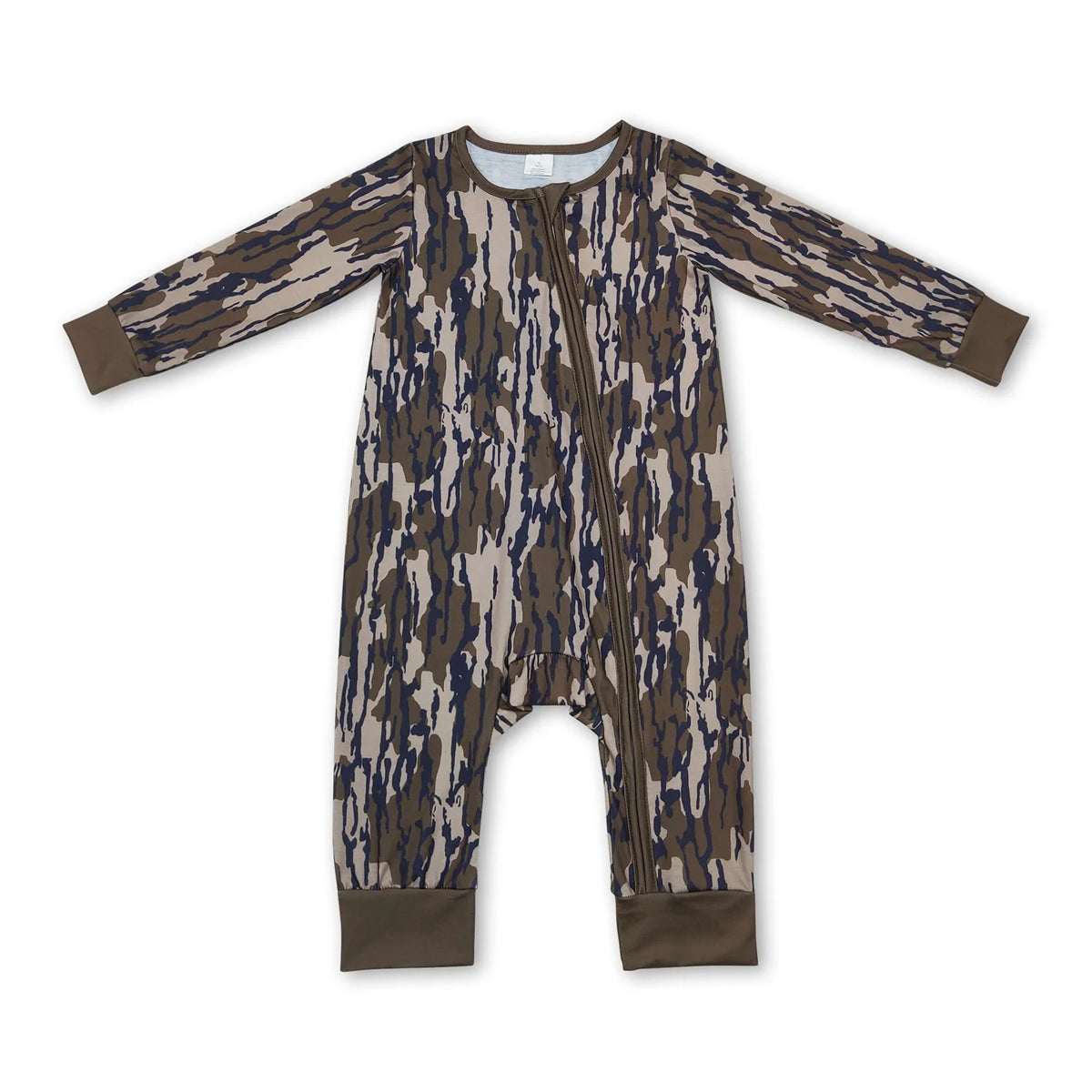 RTS NO MOQ Sibling Baby boy clothes modal camouflage long Sleeve Romper Mixed Sizes