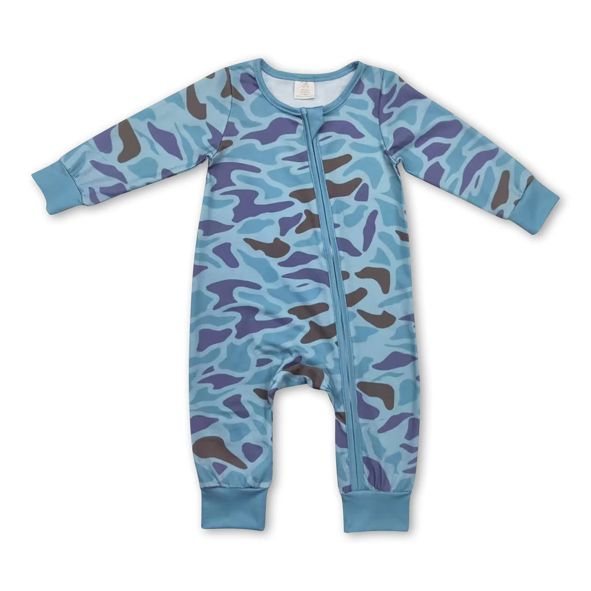 RTS NO MOQ Sibling Baby boy clothes modal camouflage long Sleeve Romper Mixed Sizes