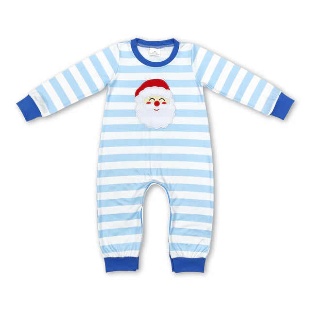 RTS NO MOQ Sibling milk silk Baby Boys Girls Christmas Long Sleeve Rompers Holiday Outfit