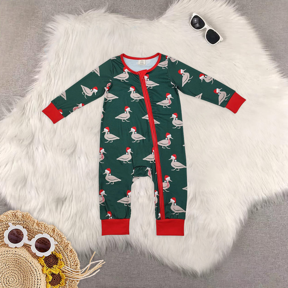 RTS NO MOQ Baby boy clothes Christmas long Sleeve Romper Mixed Sizes