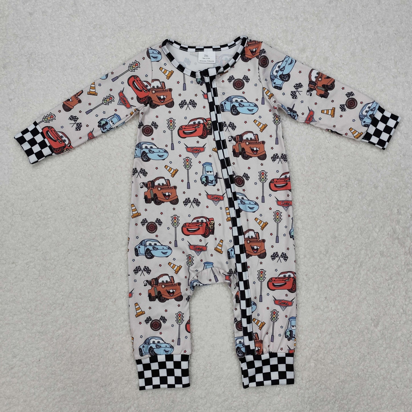 RTS Boys and girls Cars Short Sleeve Shorts sets romper