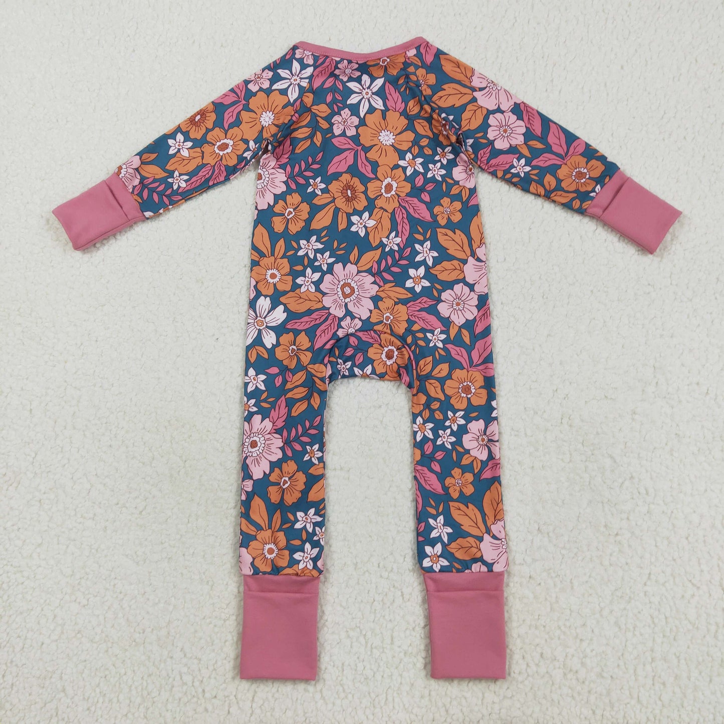 RTS Sibling baby girl clothes floral long Sleeve pants sets and rompers