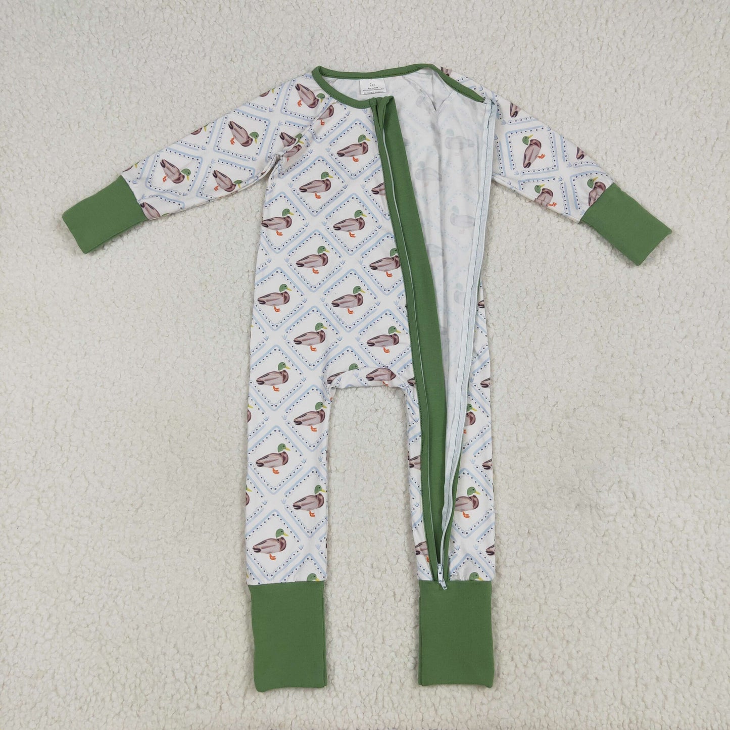 RTS NO MOQ Sibling Baby boy clothes duck long-sleeved trousers suit & romper