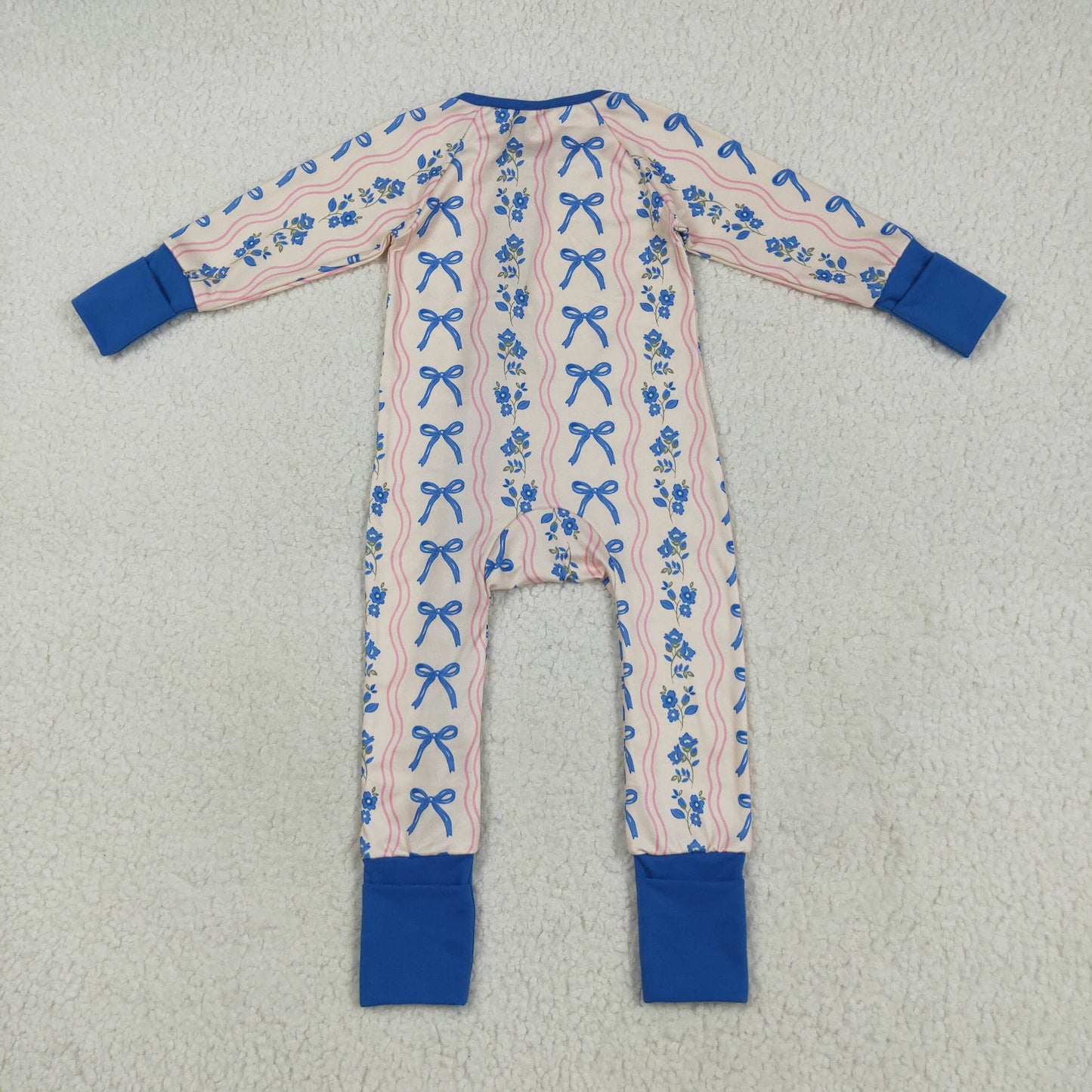 RTS NO MOQ Sibling Baby girl clothes bow long-sleeved trousers suit & romper and adult set