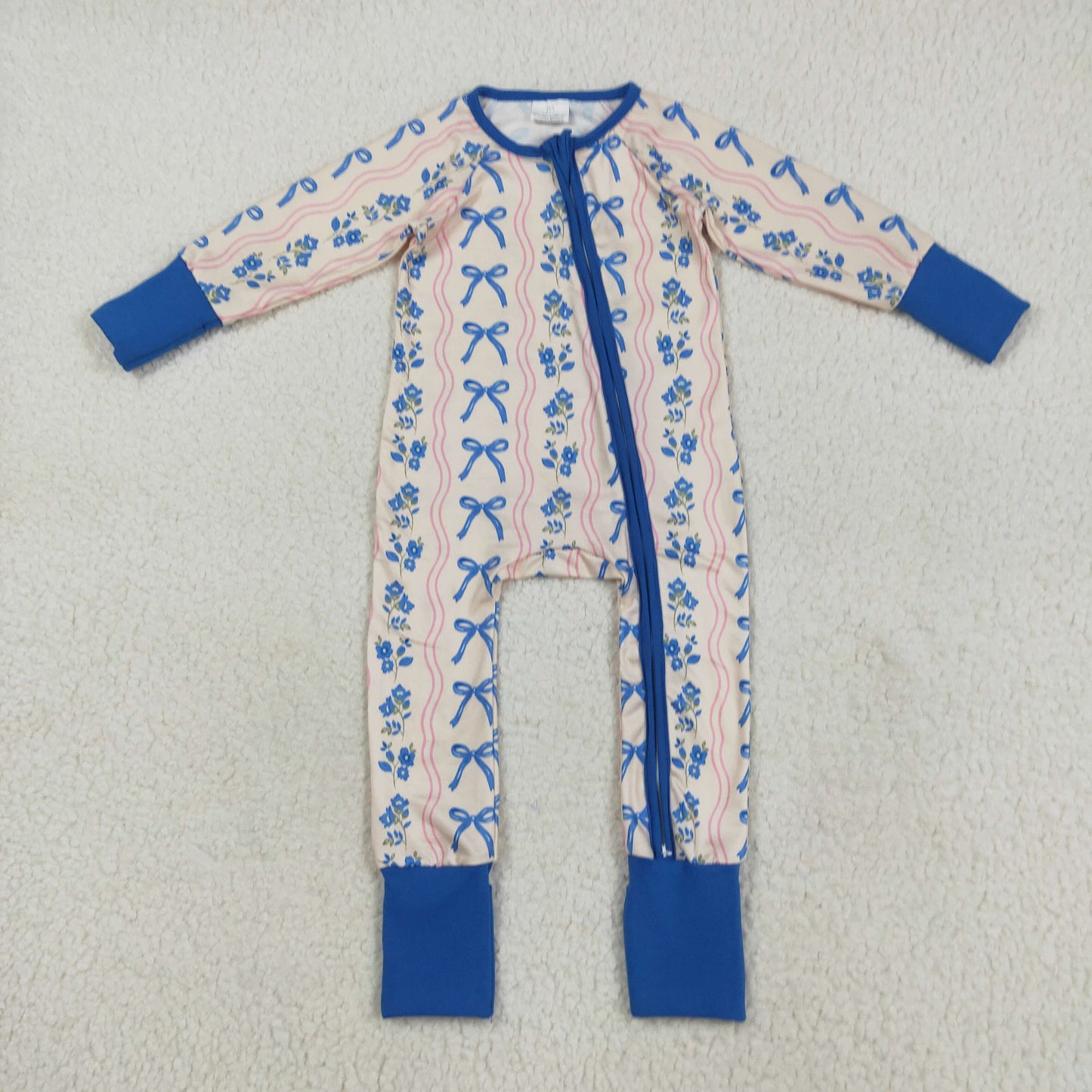 RTS NO MOQ Sibling Baby girl clothes bow long-sleeved trousers suit & romper and adult set