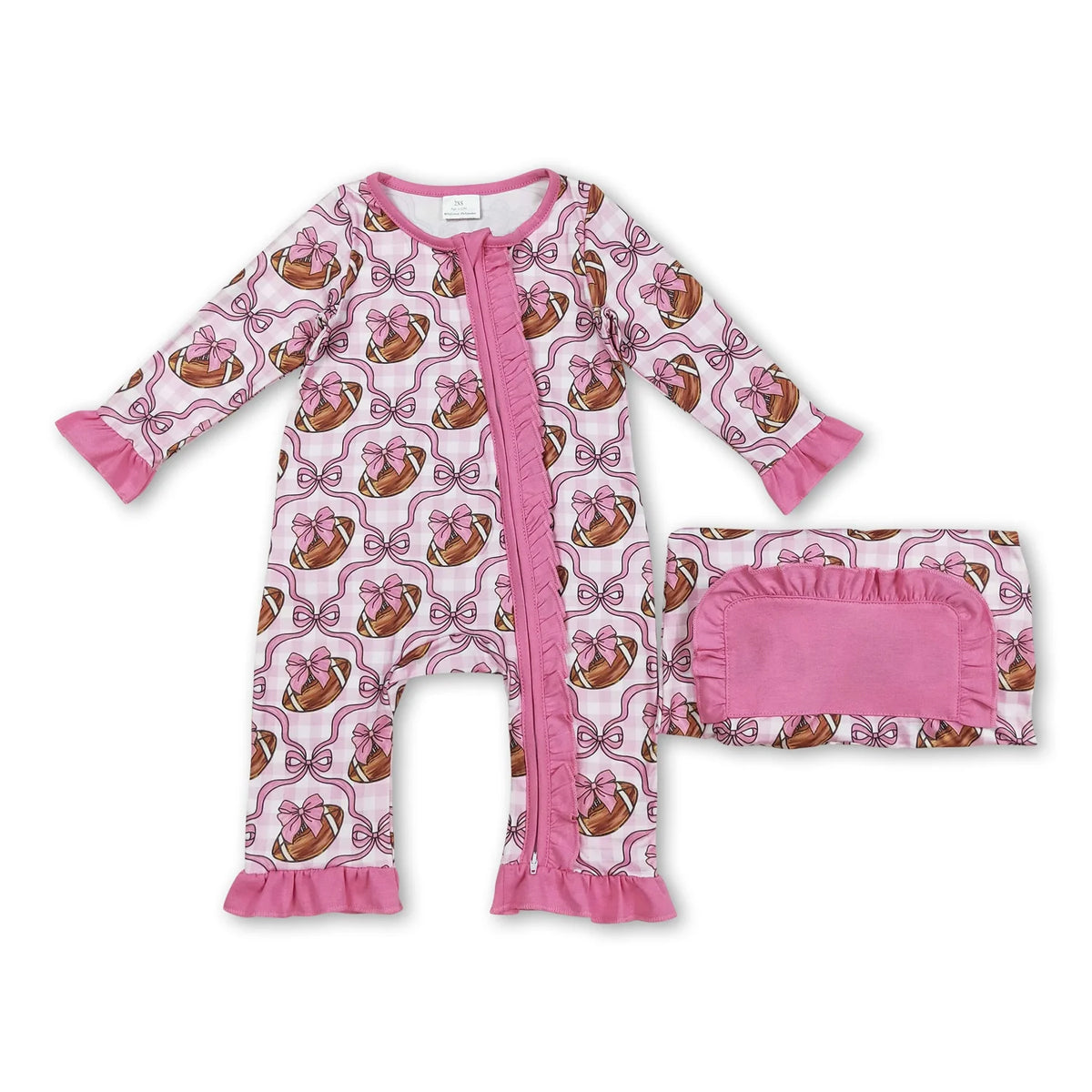 RTS NO MOQ Sibling baby girls clothes modal rugby Long Sleeve Suits and rompers