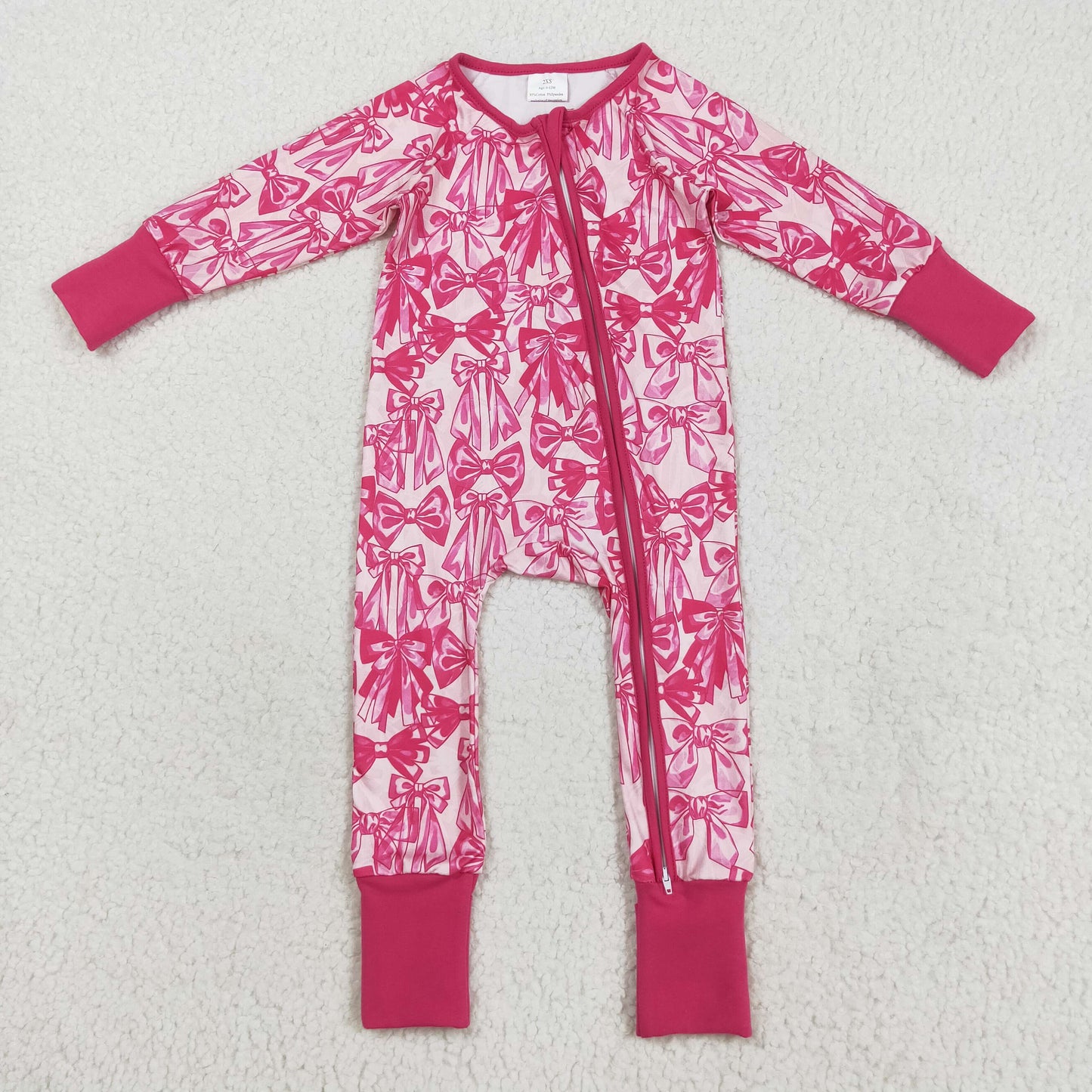 RTS Sibling baby girl clothes bow long Sleeve pants sets and rompers
