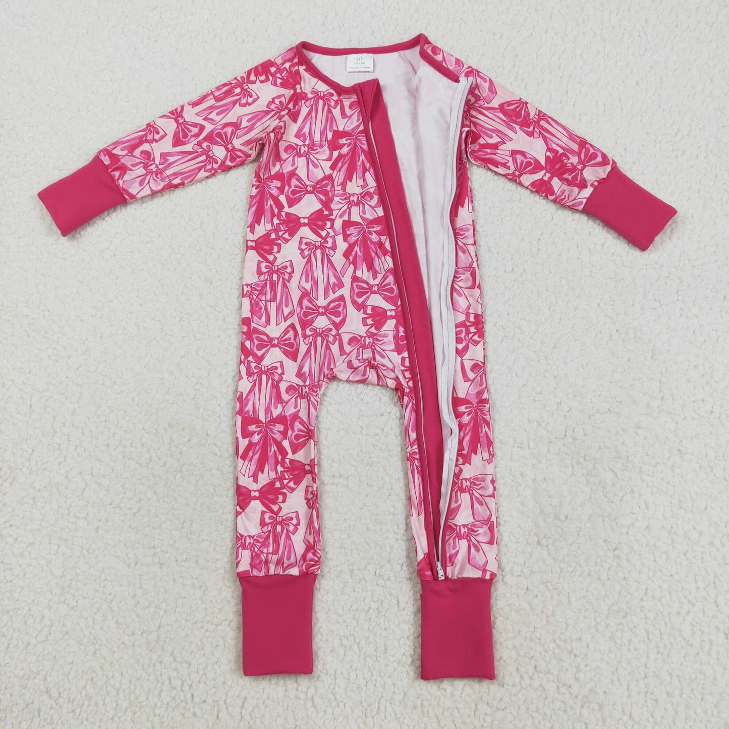 RTS Sibling baby girl clothes bow long Sleeve pants sets and rompers