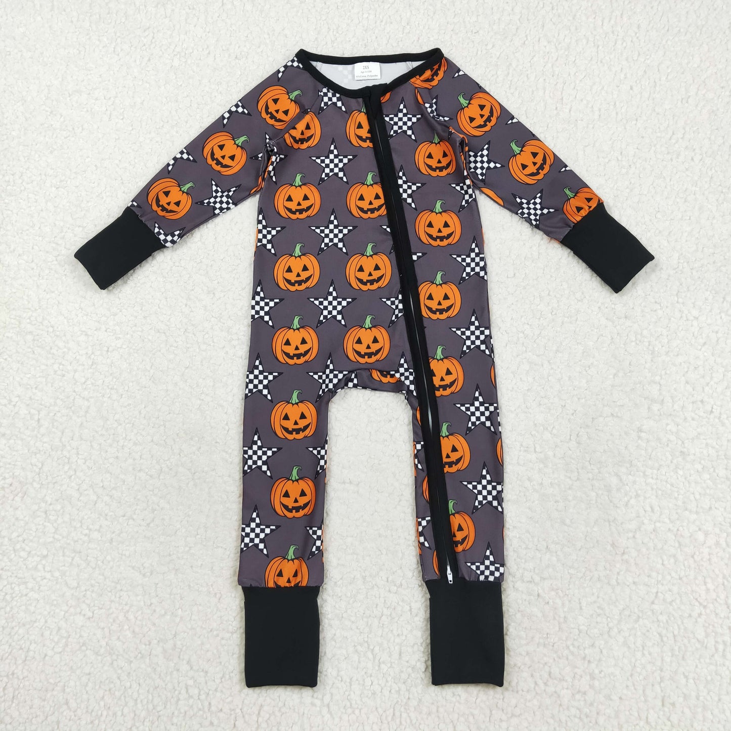 RTS NO MOQ Sibling Baby boy girls clothes Halloween long-sleeve rompers