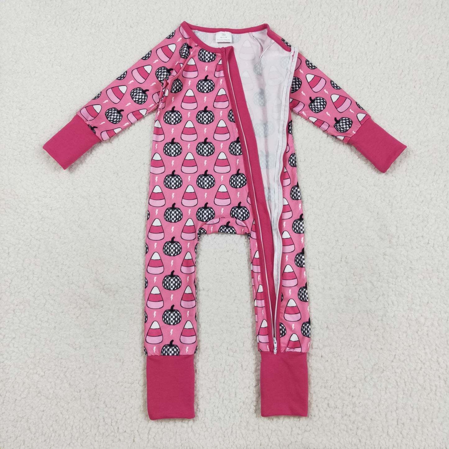 RTS NO MOQ Sibling Baby boy girls clothes Halloween long-sleeve rompers