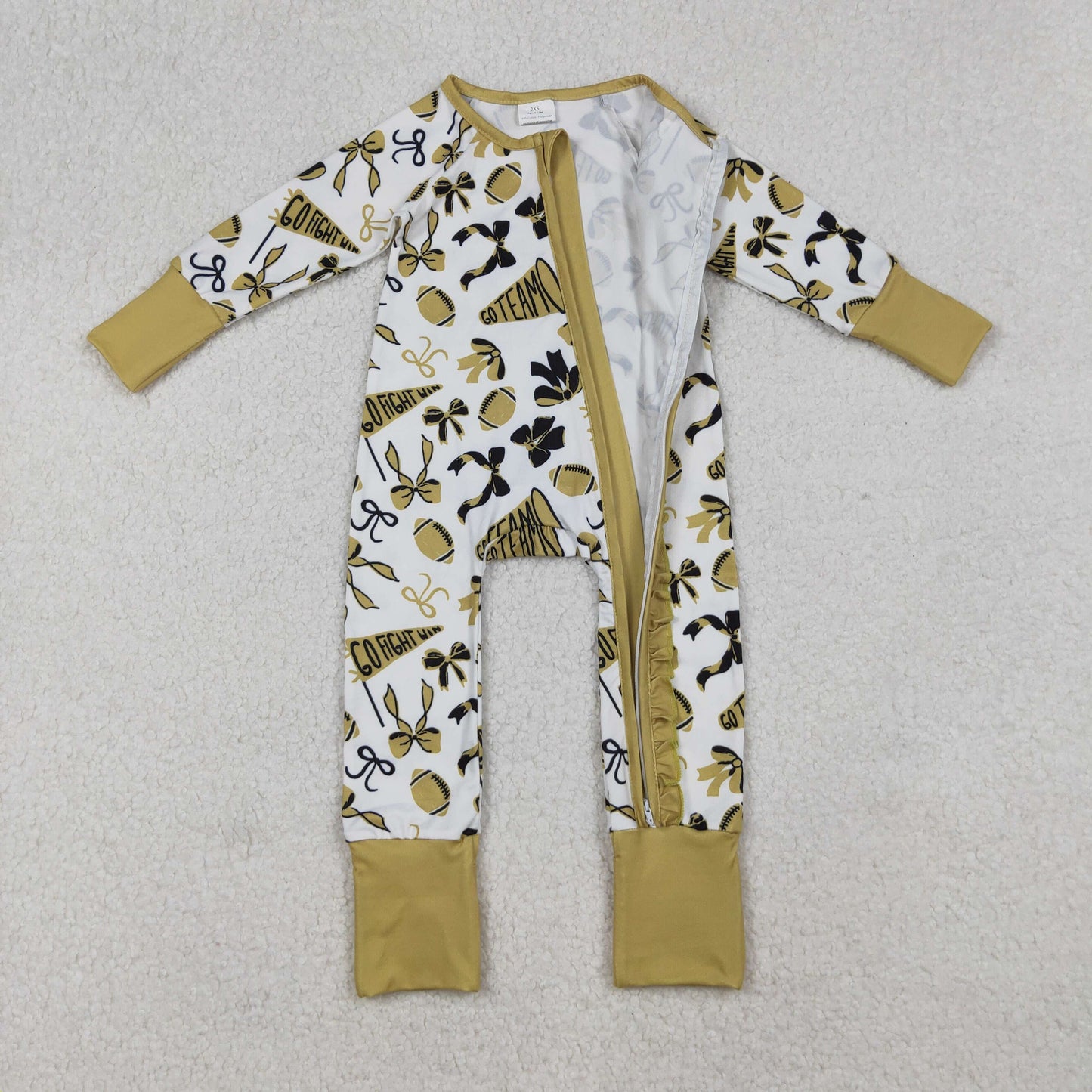 RTS NO MOQ Sibling Baby boy girls clothes long-sleeve rompers