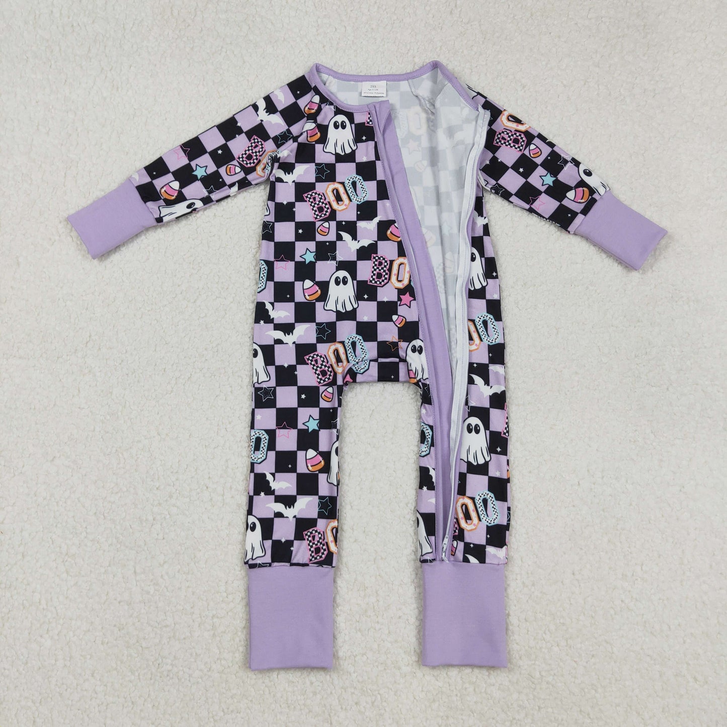 RTS NO MOQ Sibling Baby boy girls clothes Halloween long-sleeve rompers