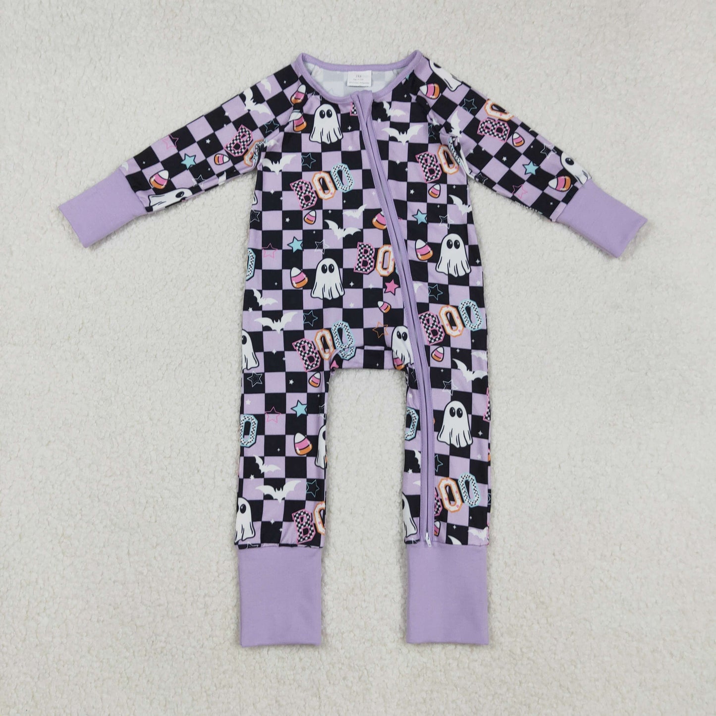 RTS NO MOQ Sibling Baby boy girls clothes Halloween long-sleeve rompers