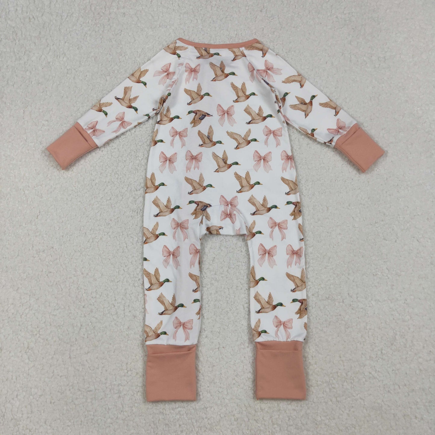 RTS Sibling baby girl clothes duck long Sleeve pants sets and rompers