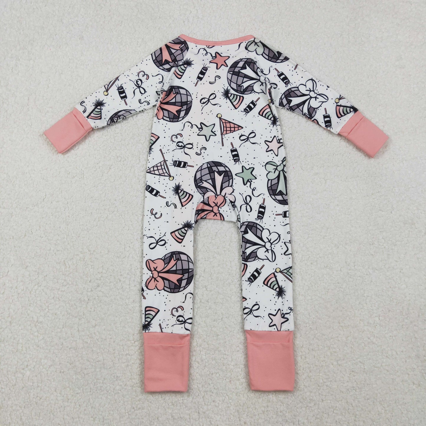 12/18m-7/8t RTS NO MOQ Sibling baby girl clothes happy new year long sleeve pants Sets and romper