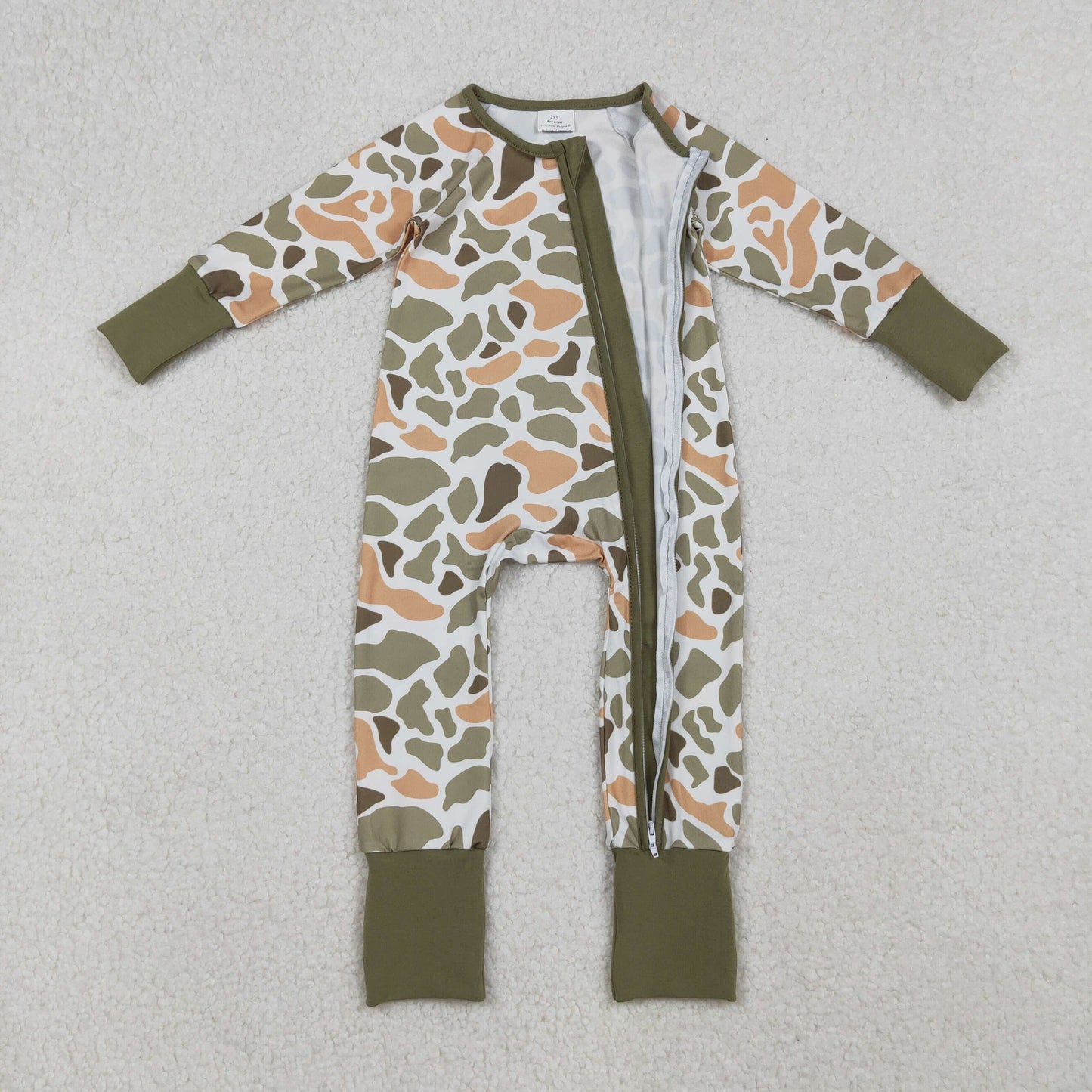 RTS Sibling baby boy clothes camouflage long Sleeve pants sets and rompers