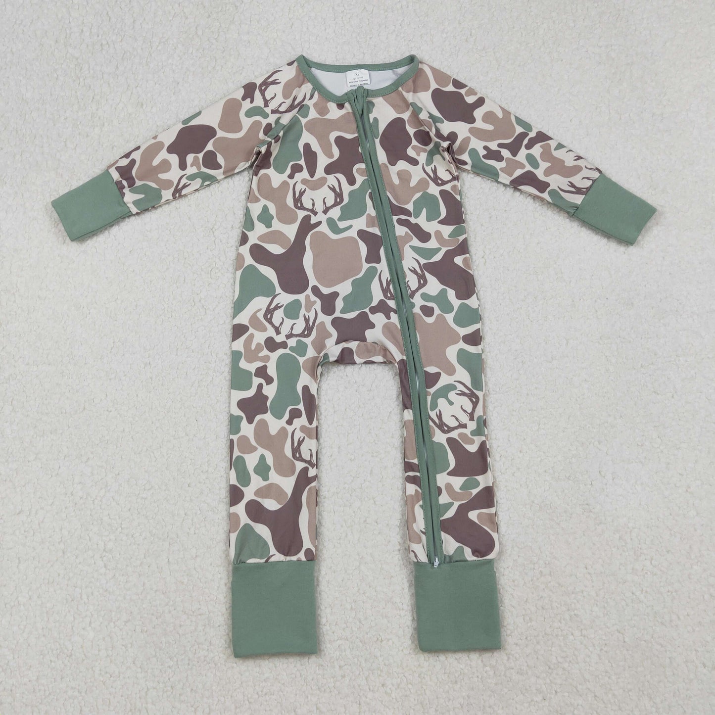 RTS NO MOQ Sibling Baby boy girls clothes camouflage duck long-sleeve rompers