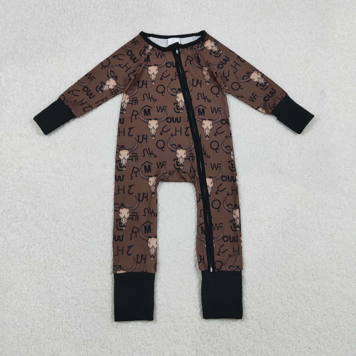 RTS NO MOQ Sibling Baby boy clothes western long-sleeved top and rompers