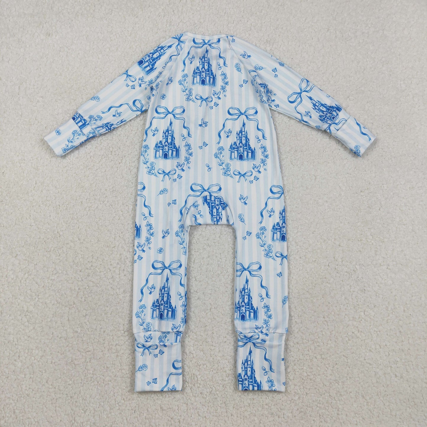 RTS NO MOQ Sibling Baby boy girls clothes bow long-sleeve rompers