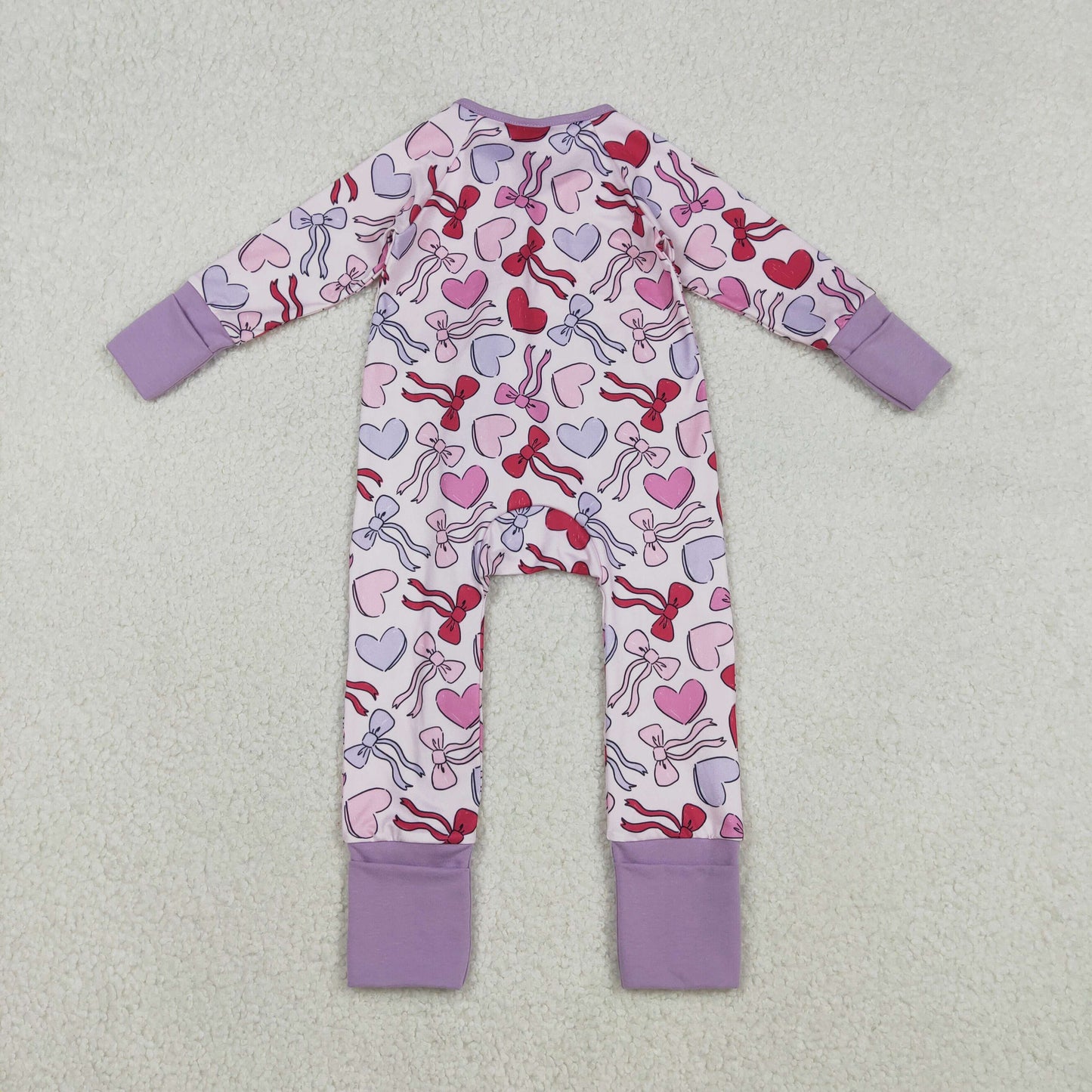 RTS NO MOQ Sibling Baby girls clothes Valentine love long-sleeve rompers
