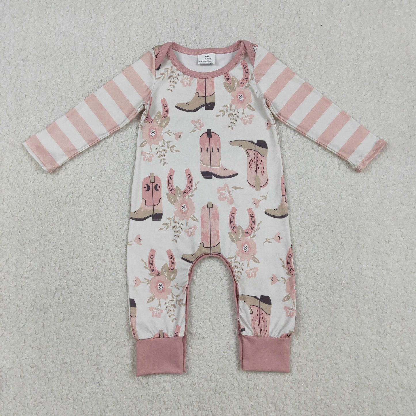 RTS NO MOQ Sibling Baby boy girls clothes boot long-sleeved rompers