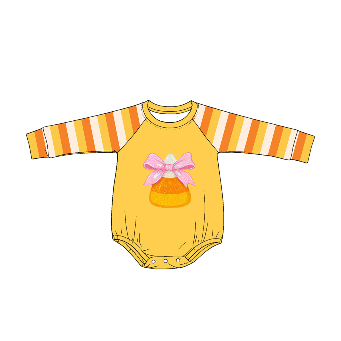 (Pre Order) No moq Baby Boys Casual Leopard Print Pumpkin Long Sleeve Thanksgiving Rompers