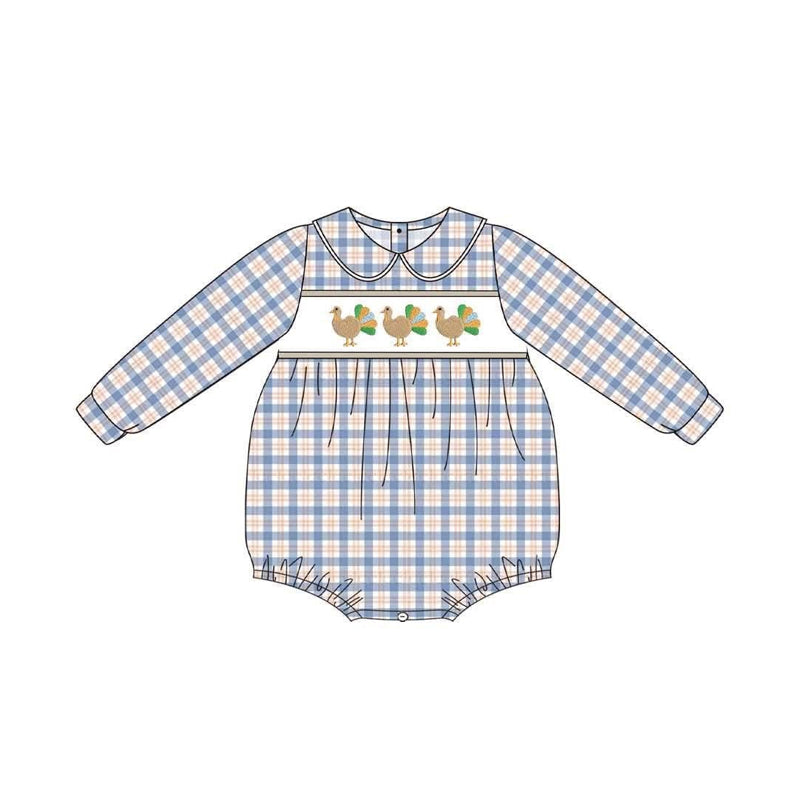 (Preorder new) No moq Baby Boys Girls Plaid Long Sleeve Trousers Two Piece Set Matching Long Sleeve Romper Dress