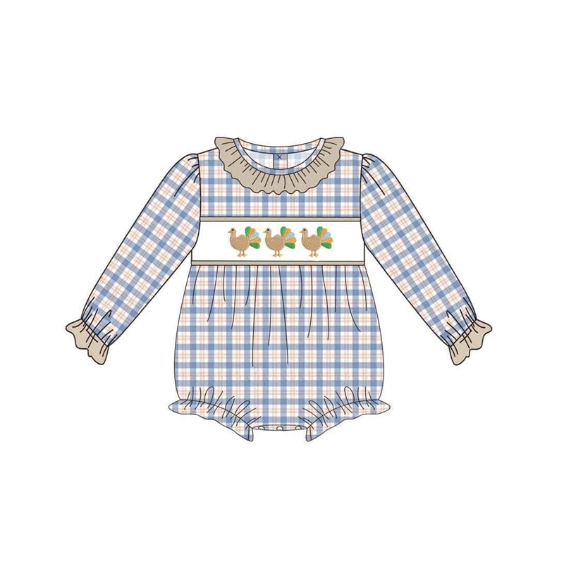 (Preorder new) No moq Baby Boys Girls Plaid Long Sleeve Trousers Two Piece Set Matching Long Sleeve Romper Dress