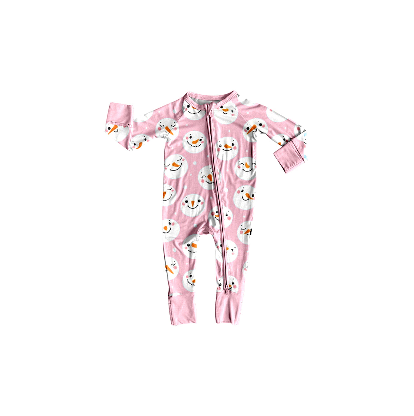 (Preorder new) No moq Baby Girls Christmas Pink Print Long Sleeve Top Pants Pajama Set Romper Blankets