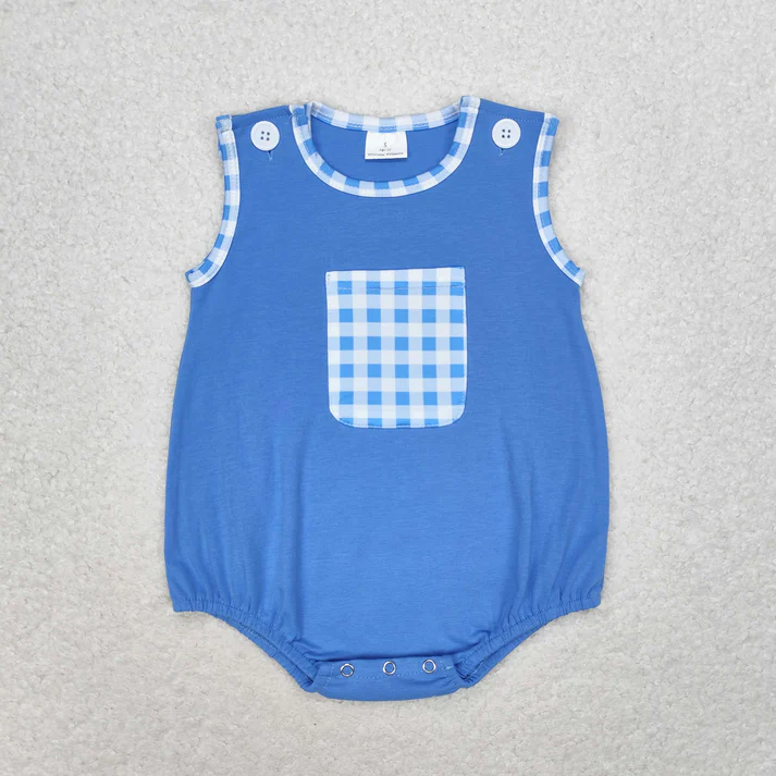 RTS NO MOQ  Baby Girls Boys Sibling 4th of July Bows Summer Rompers Clothes Sets