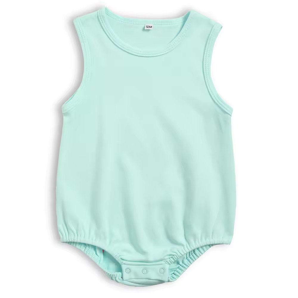 sky color  cotton fabric  summer romper  cotton fabric custom moq 3（