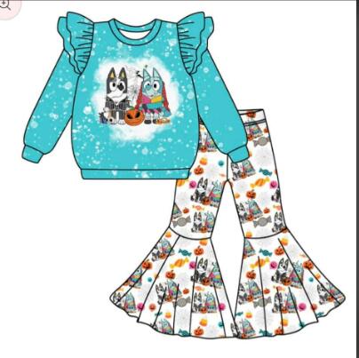Custom moq 3 eta 6-7weeks Blue long-sleeved trousers suit