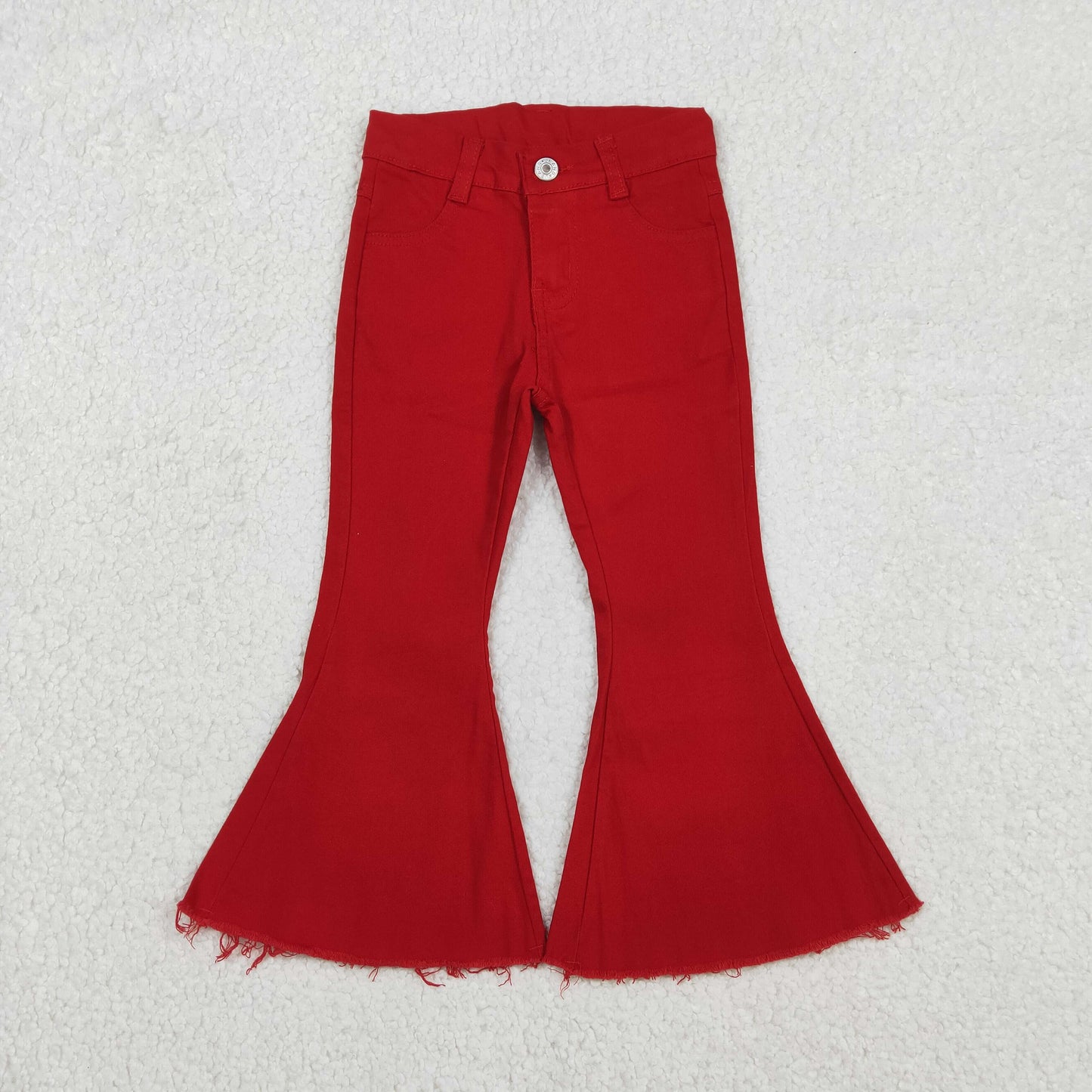 RTS NO MOQ Sibling Baby Girls Clothes Jeans: Flared & Ripped