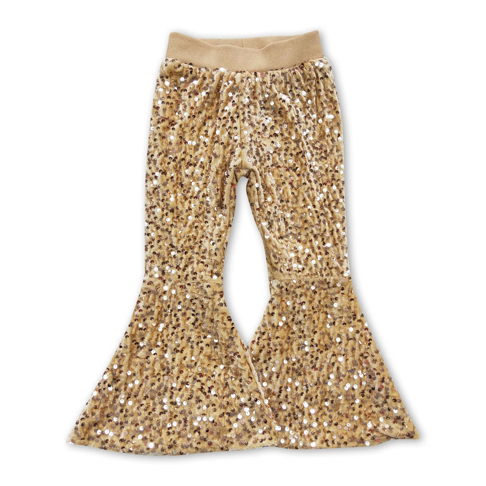RTS NO MOQ Sibling baby girl clothes SEAUIN All Colors Sequined Gari Safety Pants add  lining（副本）