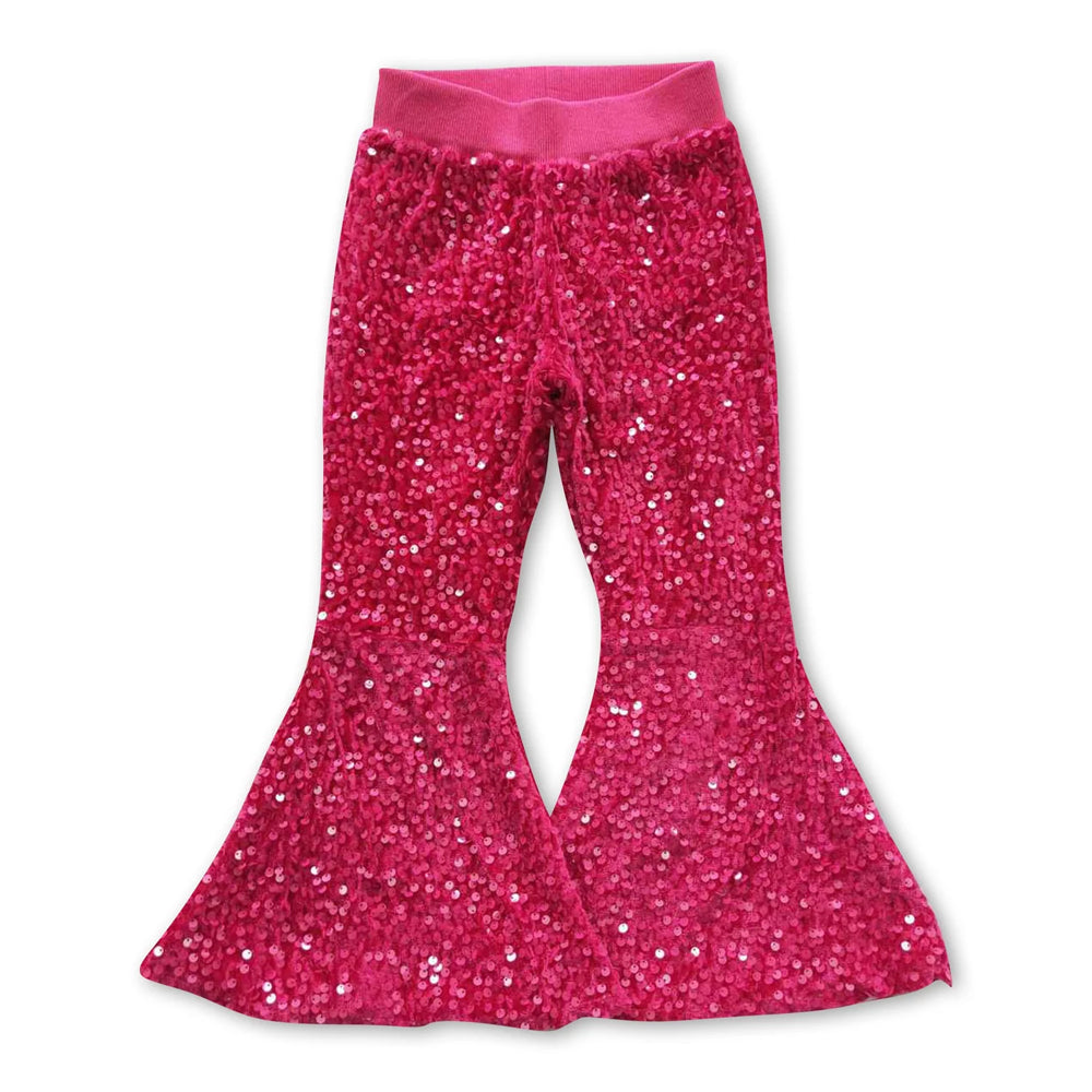 RTS NO MOQ Sibling baby girl clothes SEAUIN All Colors Sequined Gari Safety Pants add  lining（副本）