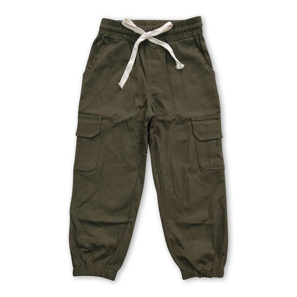 RTS NO MOQ Baby Boys Clothes Pocket overalls Pants（副本）