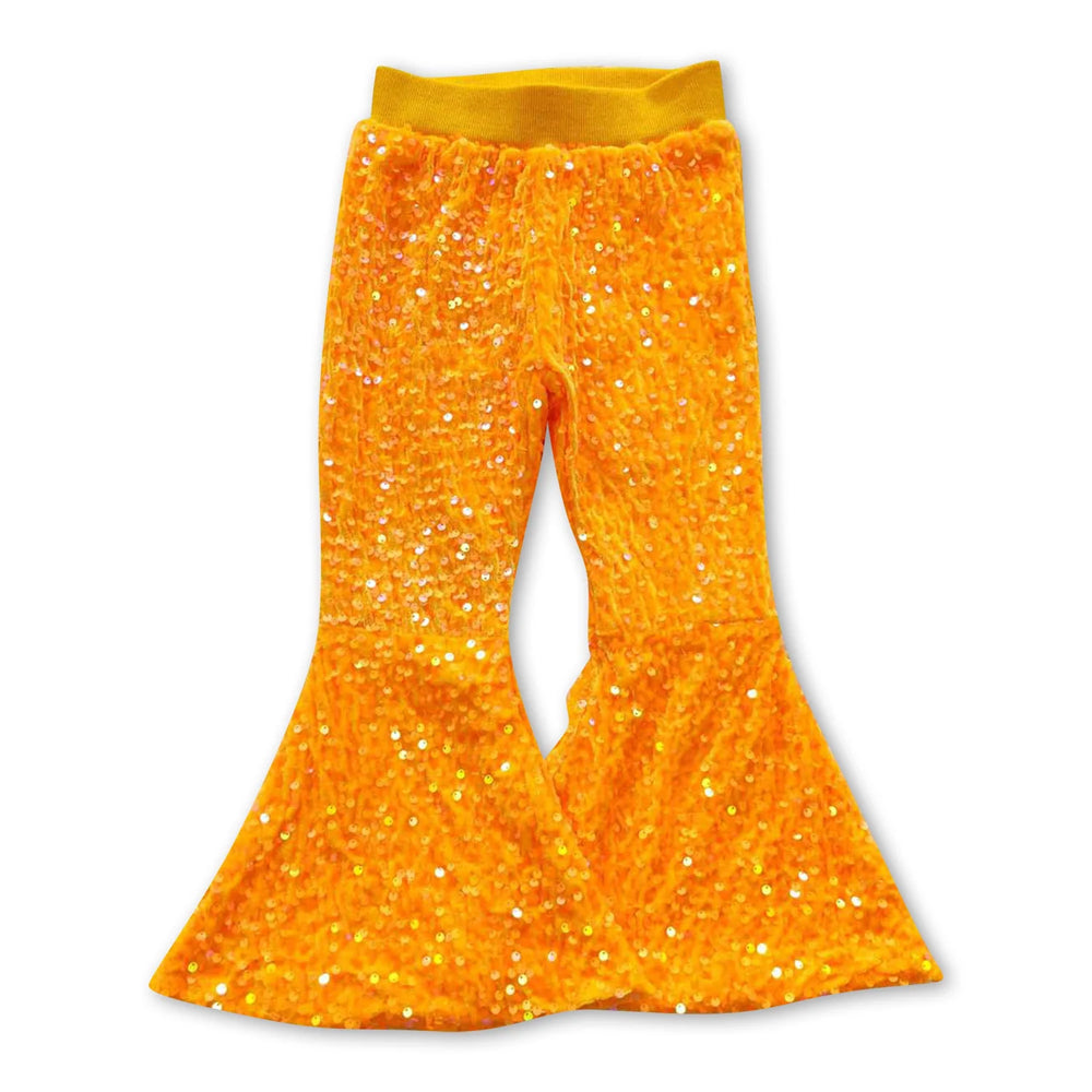 RTS NO MOQ Sibling baby girl clothes SEAUIN All Colors Sequined Gari Safety Pants add  lining（副本）