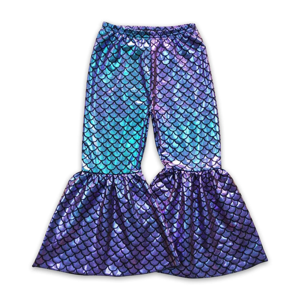 RTS NO MOQ Baby girl Clothes Red fish scale long Pants（副本）