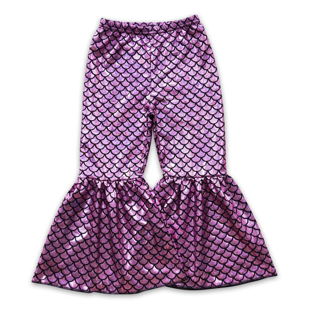 RTS NO MOQ Baby girl Clothes Red fish scale long Pants（副本）