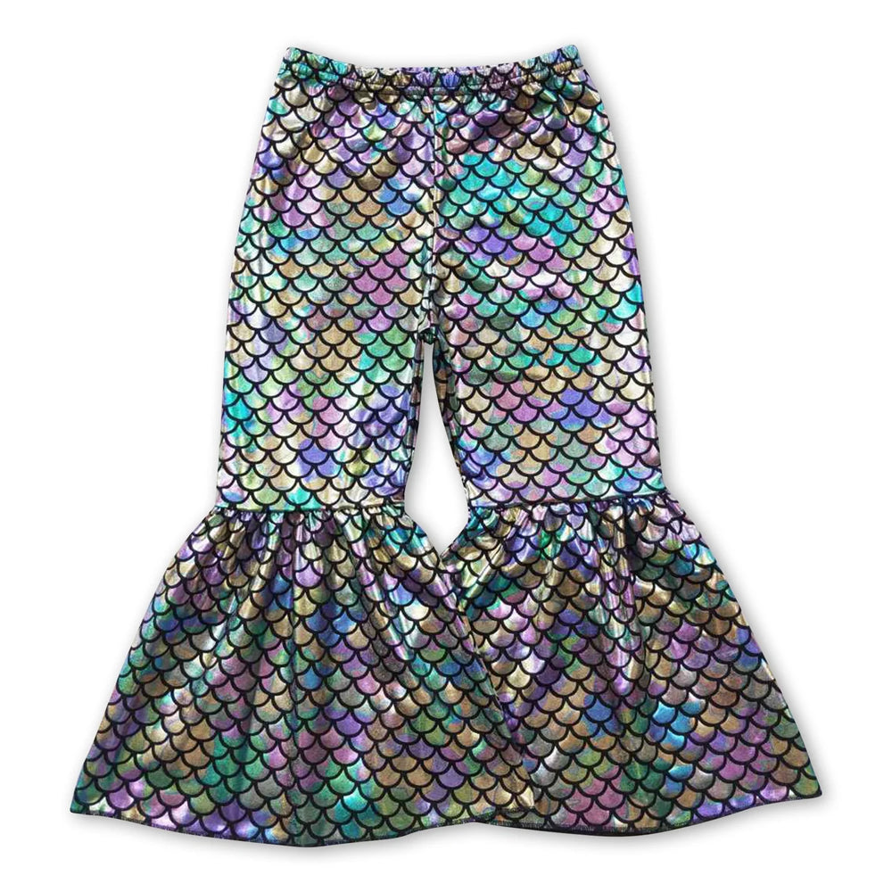 RTS NO MOQ Baby girl Clothes Red fish scale long Pants（副本）