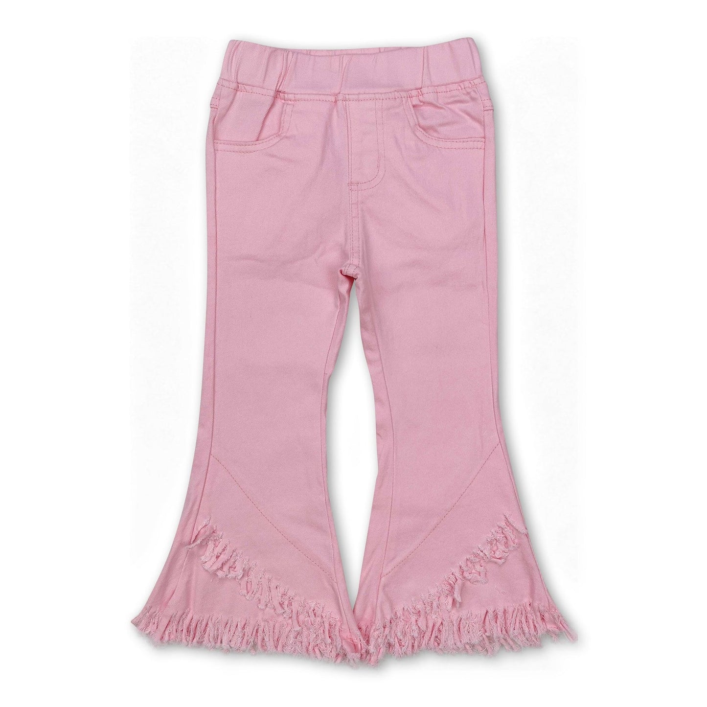 RTS NO MOQ Sibling Baby Girls Clothes Jeans: Flared & Ripped