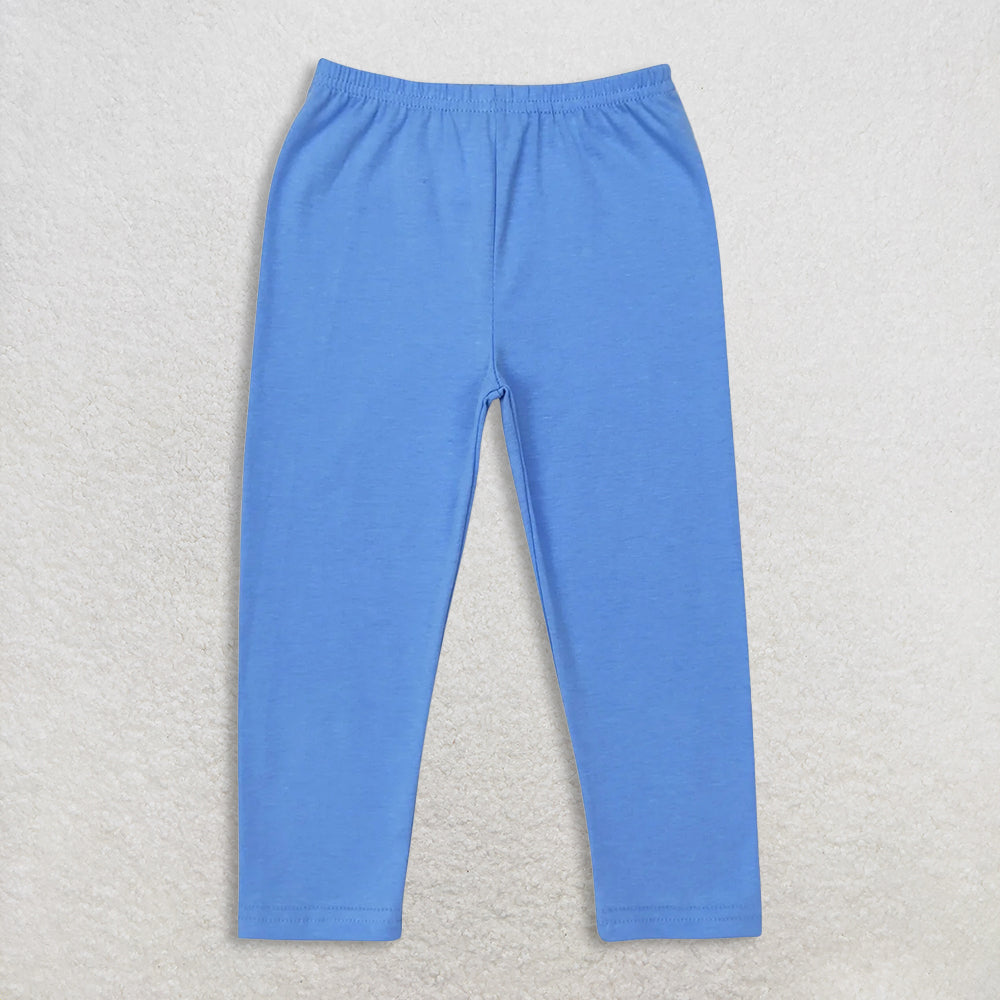 RTS NO MOQ Sibling baby boy clothes Christmas santa blue long sleeve top pants sets and top and pants