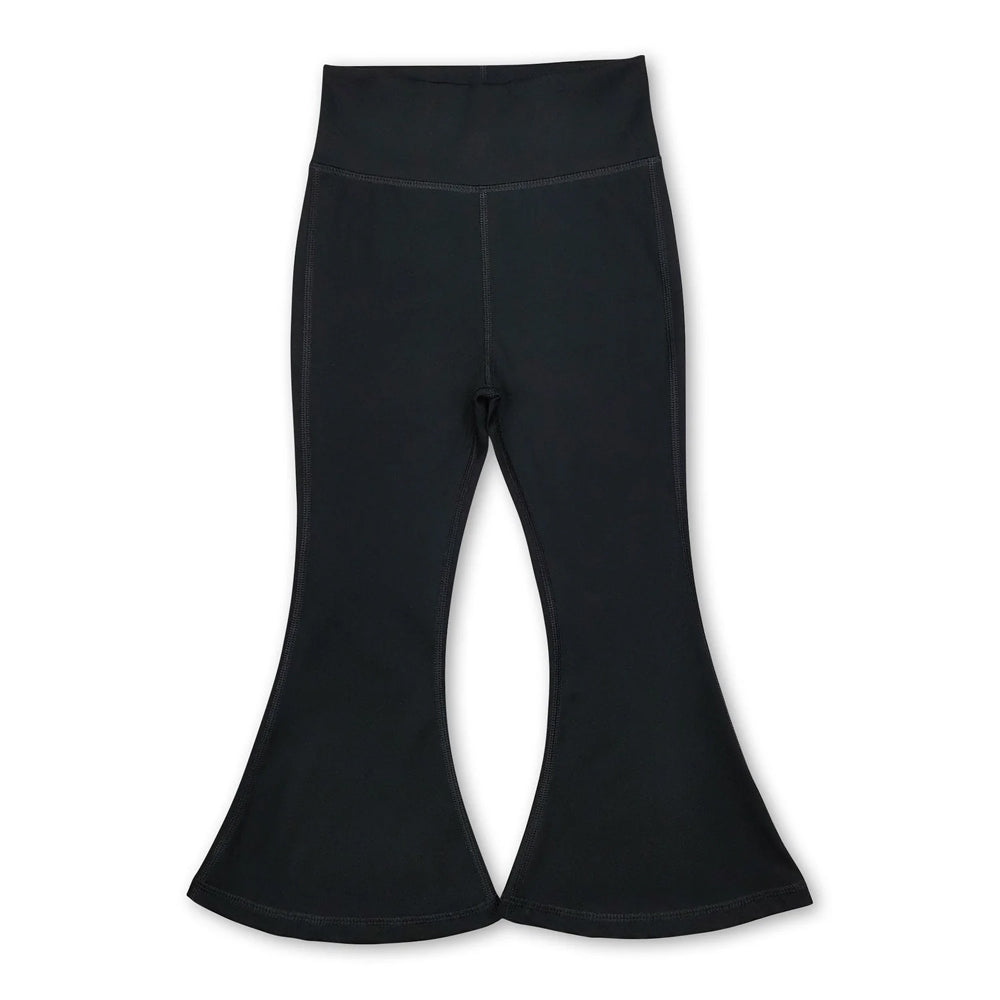 RTS NO MOQ Sibling Baby Girls Yoga Active Wear Bell Bottom Pants（副本）
