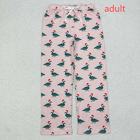 RTS NO MOQ ETA 5/7days arrived P0637 Adult female Christmas duck pink trousers