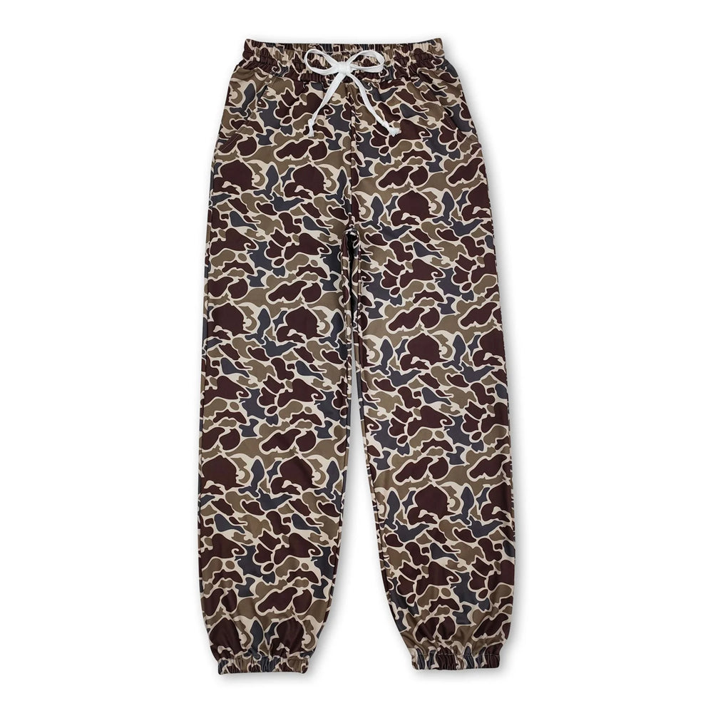 RTS NO MOQ Sibling yoga fabric Adult Women Camo Print Yoga Active Legging Pants Casual Athletic Bottom