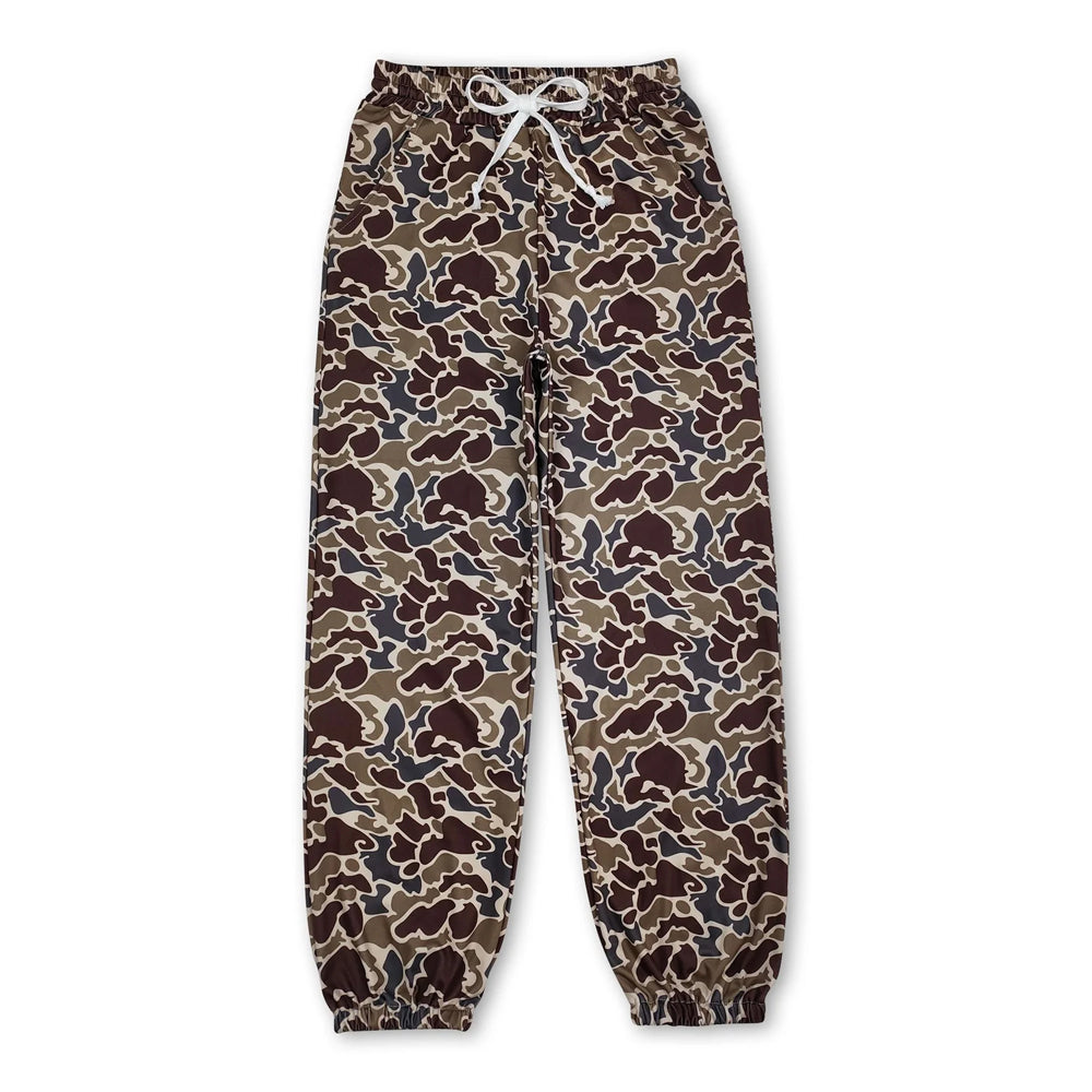 RTS NO MOQ Sibling yoga fabric Adult Women Camo Print Yoga Active Legging Pants Casual Bottom
