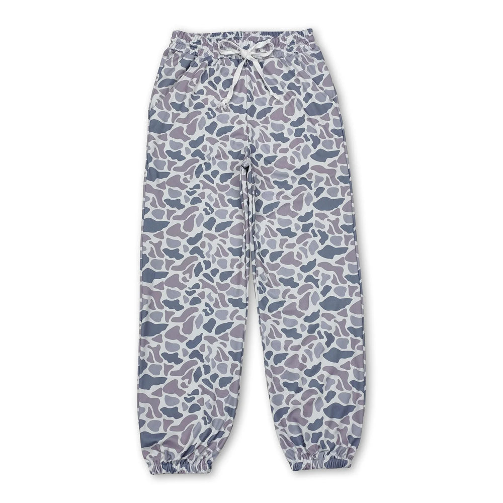 RTS NO MOQ Sibling yoga fabric Adult Women Camo Print Yoga Active Legging Pants Casual Bottom