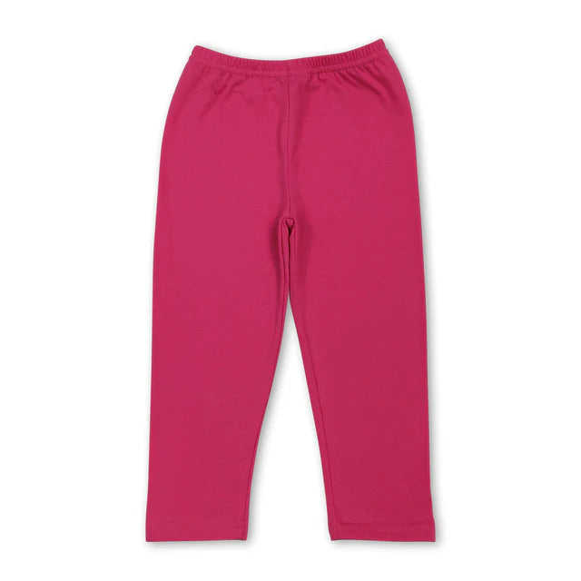 RTS NO MOQ milk silk GT0959+P0958 Baby Girls Pink Short Sleeves Smile Shirts Tops Legging Pants Bottom Set