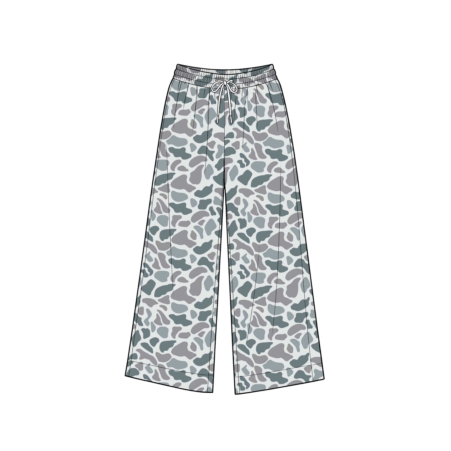 (Preorder new) No moq Yoga Women Wood Camo Yoga Active Pockets Straight Pants Bottom