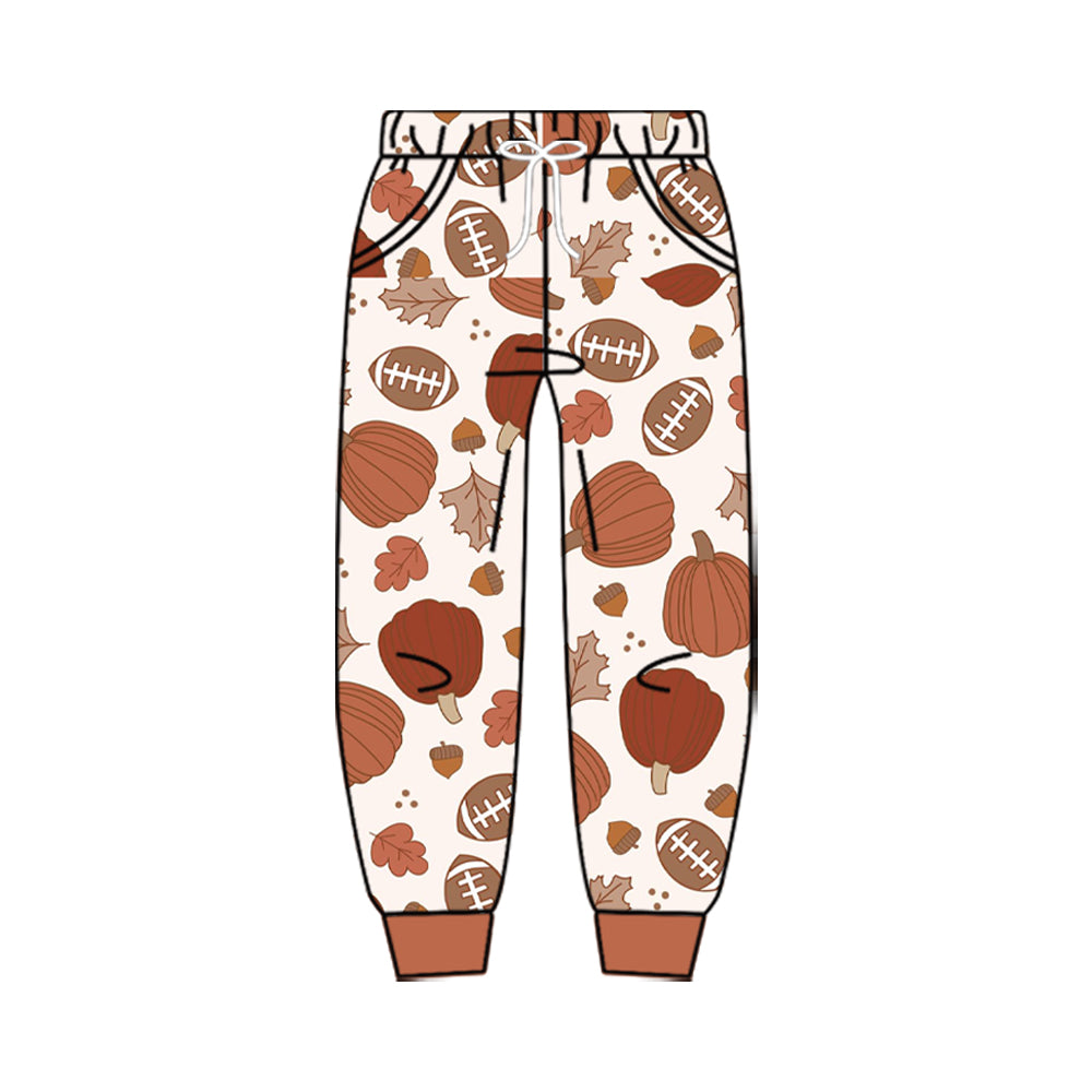 (Preorder new) No moq Baby Boys Pumpkins Fall Jogger Pants Bottom Autumn Casual Jogger Bottoms